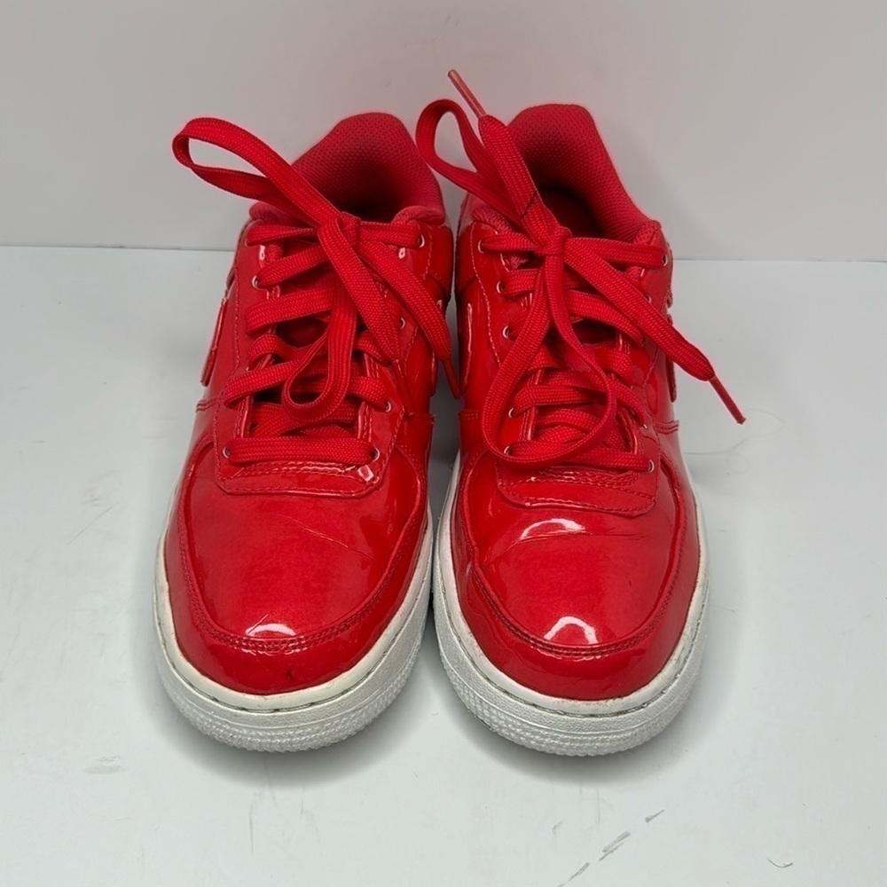 Nike Air Force 1 Patent Siren Red Ao2288-600 Toddler Sz 5.5Y